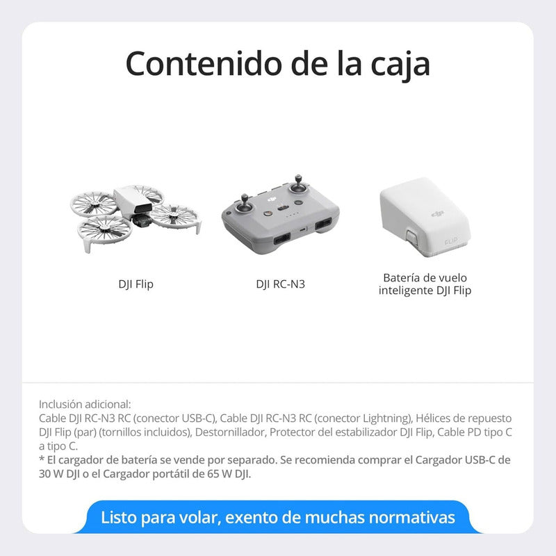 Drone Dji Flip (rc-n3) 4k Uhd 31min Vuelo, 249g